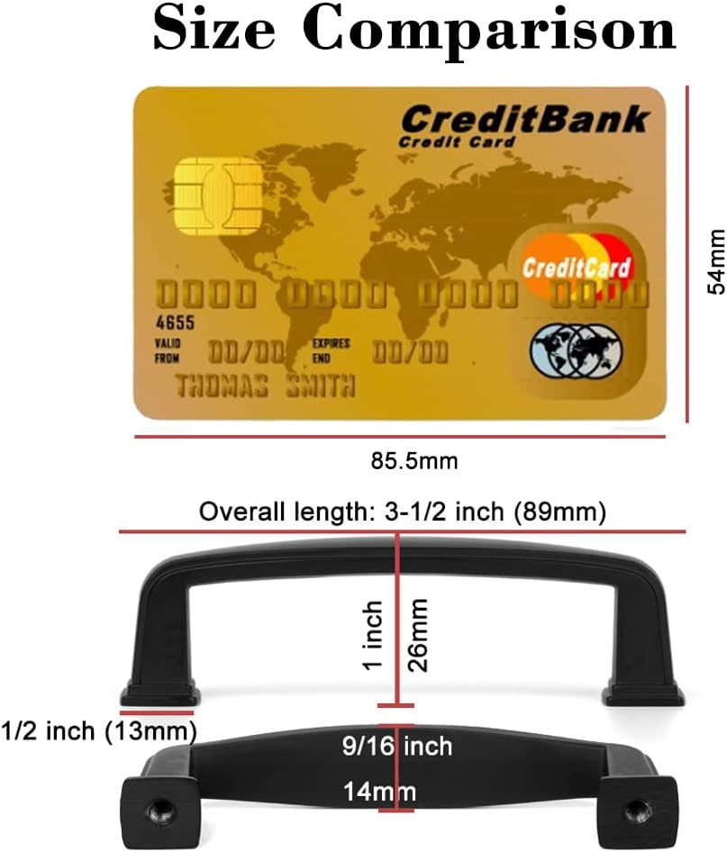KOOFIZO 10 Pack 3 in Oil Rubbed Bronze Cabinet Pulls, Drawer Handles 1817