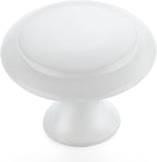 Ravinte White Cabinet Knobs Kitchen Pulls 1-1/4 Inch 10 Pack