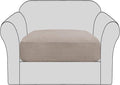 H.VERSAILTEX High Stretch Individual Seat Cushion Covers Sofa Slipcovers Couch by HVERSAILTEX
