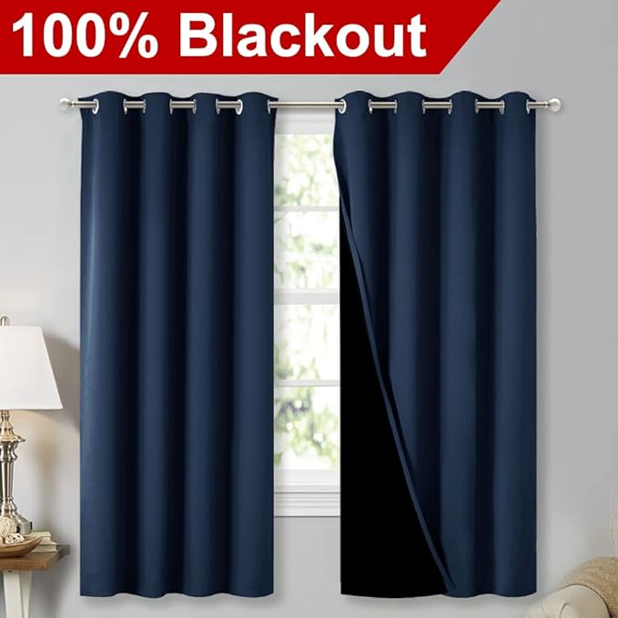 NICETOWN Extra Long Truly Blackout Drapes - Image 2