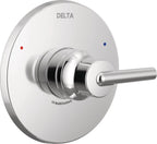 Delta Faucet Trinsic 14 Series Single-Function Black Shower Valve Trim Kit, Shower Handle, Delta Shower Trim Kit, Matte Black T14059-BL (Valve Not Included)