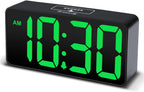 DreamSky Small Digital Alarm Clock for Bedroom with Large Big Numbers