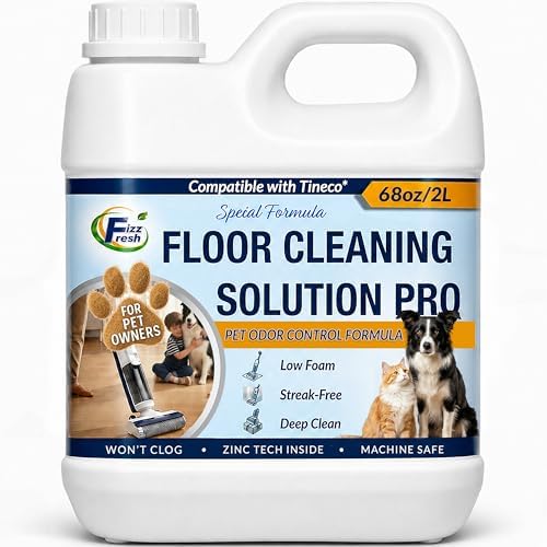 Floor Cleaning Solution Refill Compatible with Tineco, 68 fl oz Unscented, Pet Urine Odor, Robot Vacuum Mop, Cordless Wet/Dry Vacuum Mop, iFLOOR Series, FLOOR ONE S3/S5/S6/S7/S9