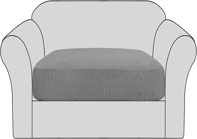 H.VERSAILTEX Stretch Couch Cushion Covers Individual Seat Sofa Chair Slipcovers by HVERSAILTEX