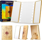 Get Trend Harry Potter Gifts, LED Vanity Mirror with Lights Makeup Mirror for Desk, Dorm, Room Decor, Cute Stuff, Gifts for Women, Teen Girls (Multi/Harry Potter)