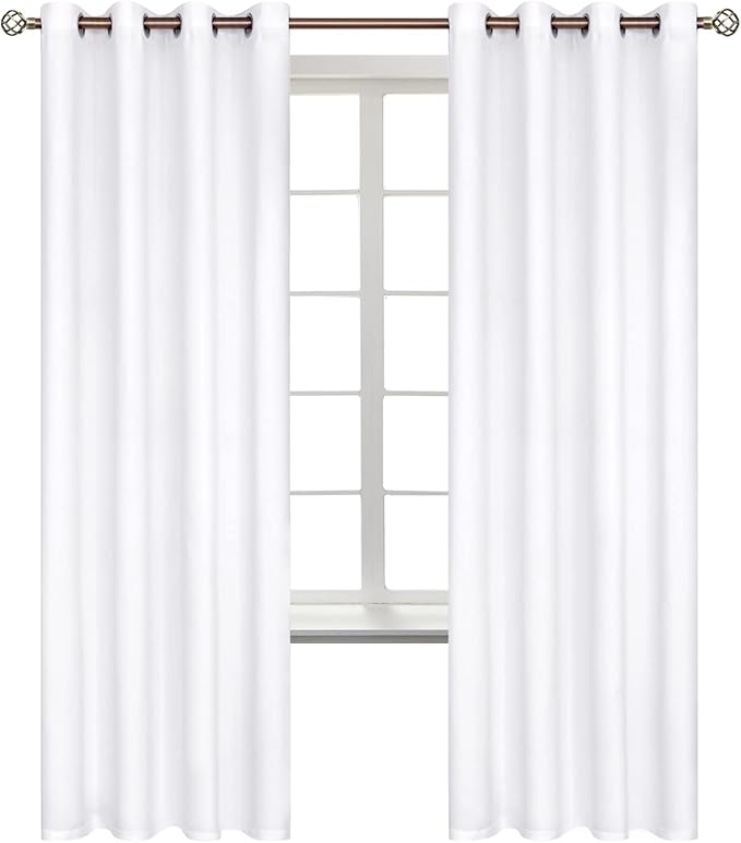BGment Room Darkening Curtains 72 Inches Long by BGment