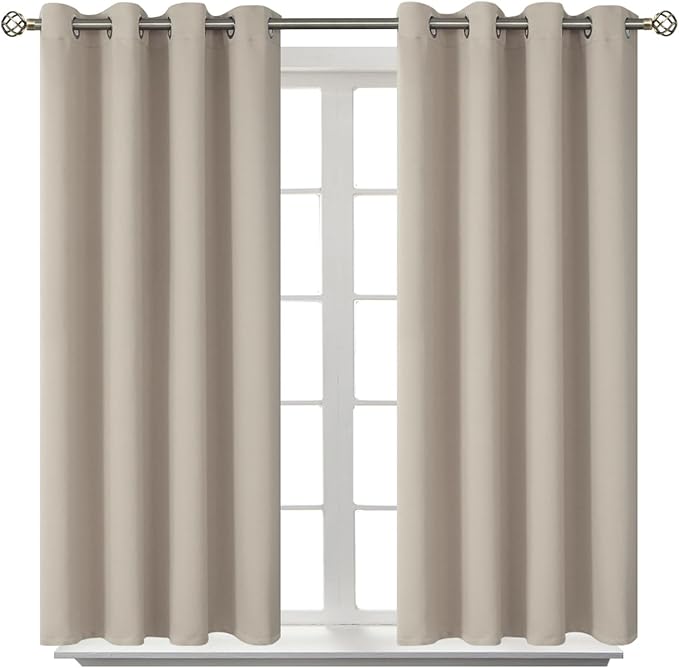 BGment Room Darkening Curtains 54 Inches Long by BGment