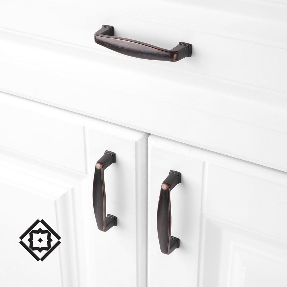 KOOFIZO 10 Pack 3 in Oil Rubbed Bronze Cabinet Pulls, Drawer Handles 1817