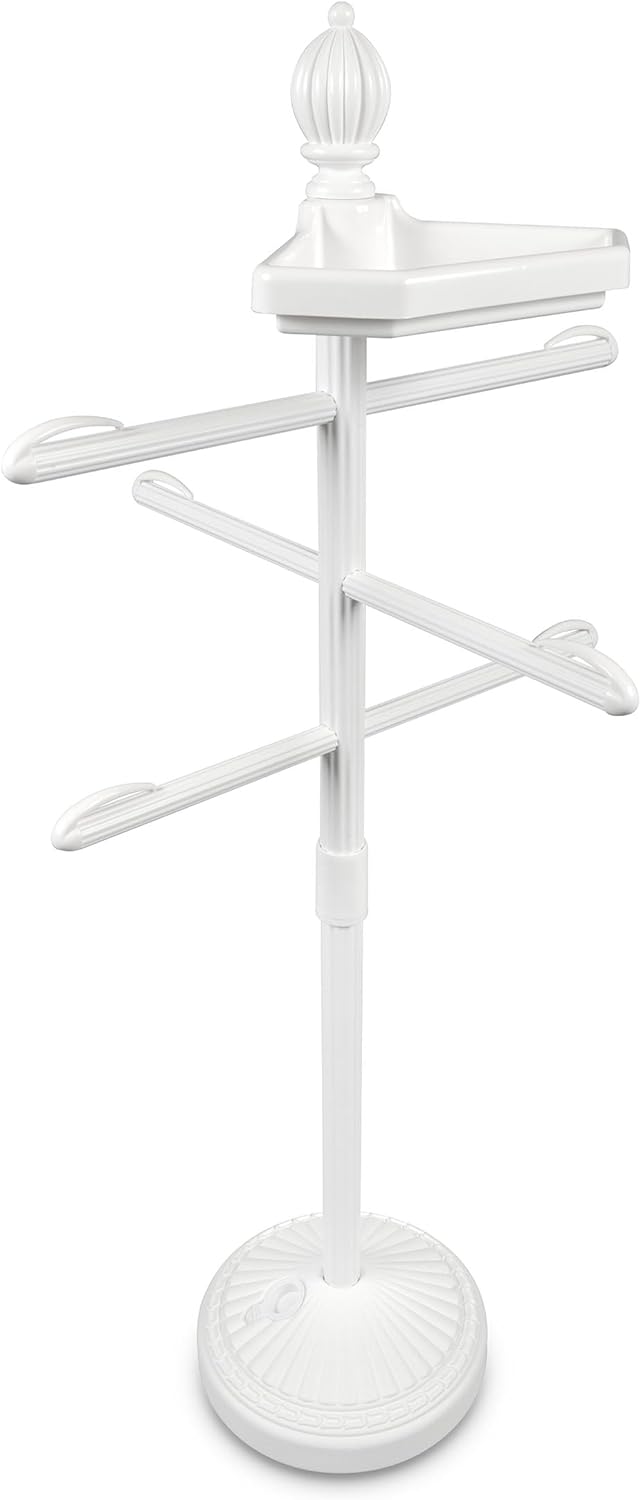 O2COOL Pool & Spa Valet Adjustable Patio Towel Holder Weighted Bronze