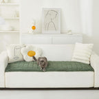 Couch Cover for Dogs Washable, Fuzzy Pet Couch Covers for 3 Cushion Sofa Pet - Image 2