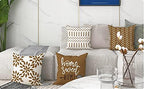 YCOLL Pillow Covers 18x18 Set of 4, Modern Sofa Throw Pillow Cover, Decorative - Image 7