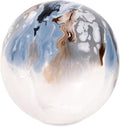 Howard Elliott Collection Aegean Blue Orbs- Small Round Blue 4.1/4H X 4.1/4W X 4.1/4D