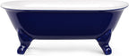 6.5" Mini Clawfoot Bathtub Soap Dish,Bar Soap Holder,Navy Blue