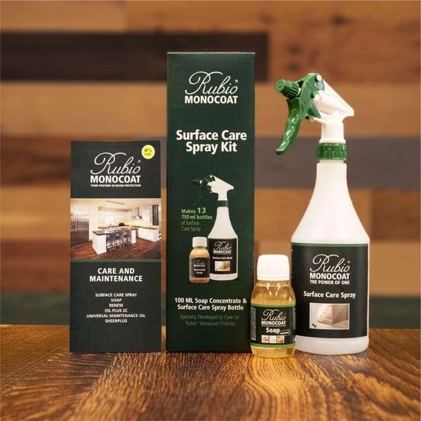 Rubio Monocoat Surface Care Spray Kit, 100 mL Soap Concentrate