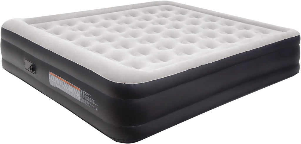 DIMAR GARDEN King Size Air Mattress with Built in Pump, 18.5” Blow Up Mattress, Inflatable Bed for Home