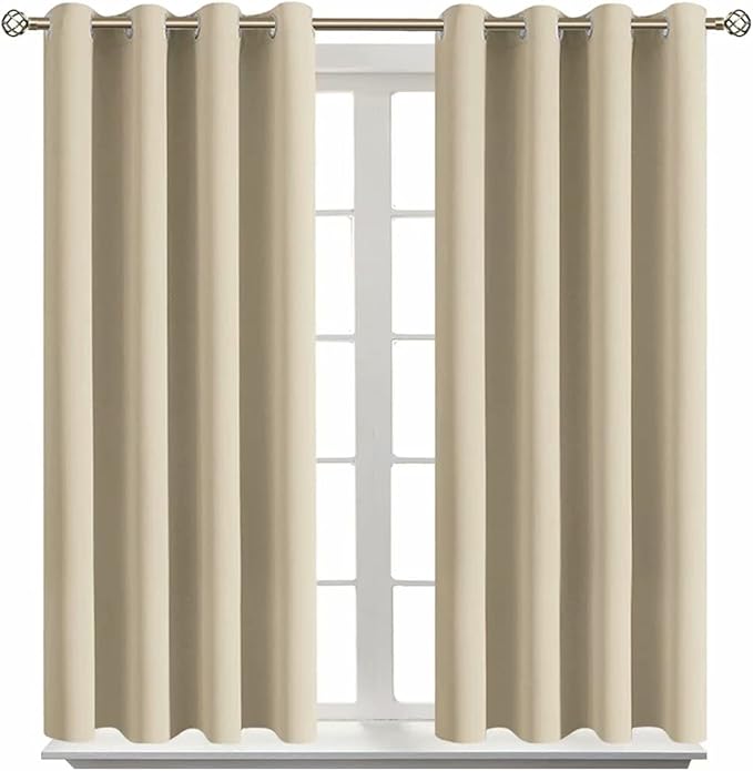 BGment Room Darkening Curtains 54 Inches Long by BGment