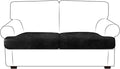Leather Look Couch Cushion Covers Sofa Seat Slipcovers Sets Couches Furniture by ANARACHON