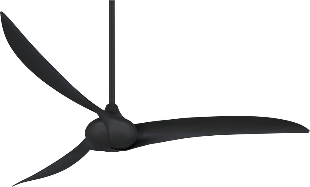 Minka-Aire F855-CL Wave 65" Ceiling Fan with Remote Control in Coal Finish