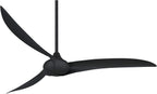 Minka-Aire F855-CL Wave 65" Ceiling Fan with Remote Control in Coal Finish