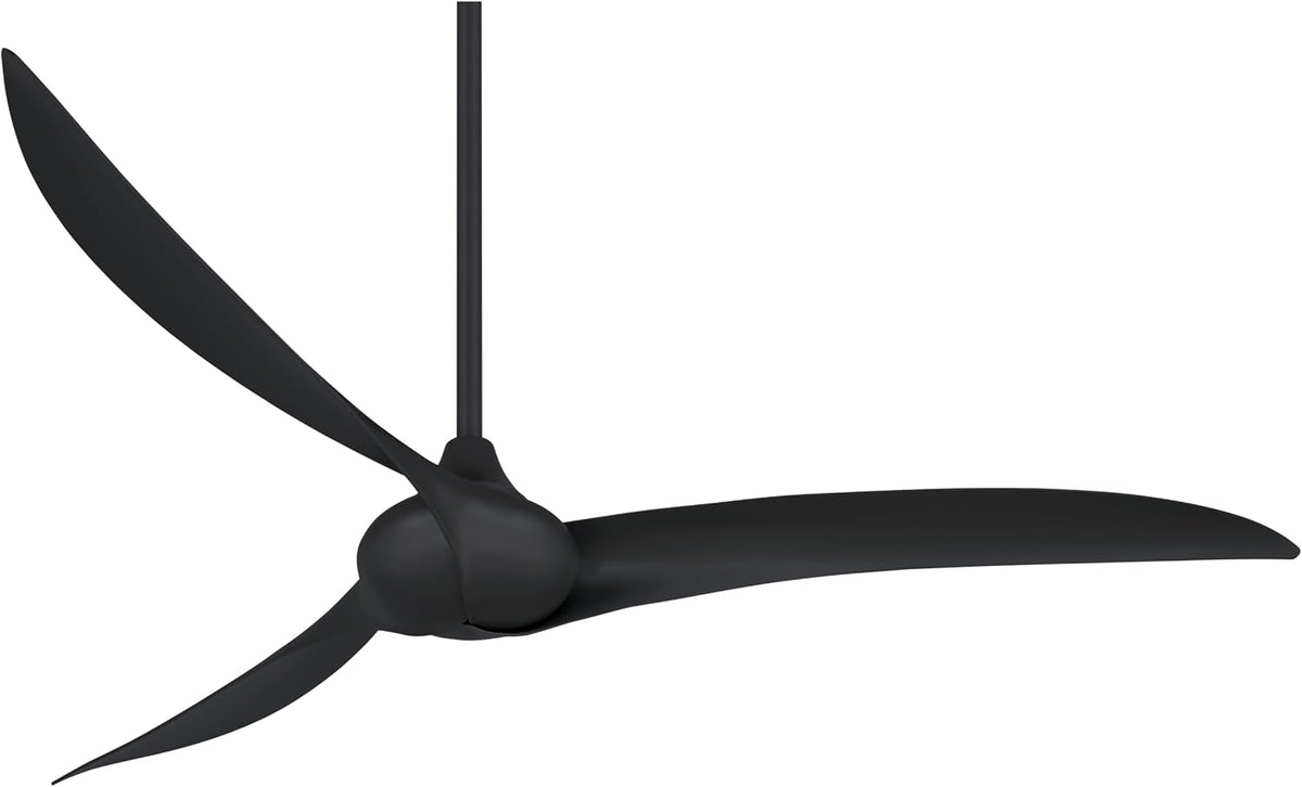 Minka-Aire F855-CL Wave 65" Ceiling Fan with Remote Control in Coal Finish