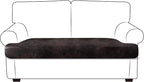 Leather Look Couch Cushion Covers Sofa Seat Slipcovers Sets Couches Furniture by ANARACHON