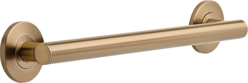 DELTA FAUCET 41824-BL Contemporary Decorative ADA Grab Bar 24 in, Matte Black