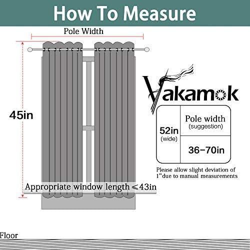 Yakamok Light Blocking Window Blackout Curtains Thermal Insulated Room - Image 6