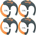 PRO (4 Pack: 4x Large 3 Inch Diameter) Adjustable, Reusable, Cable Tie Replacements for Extension Cords or Electronics