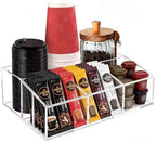 Coffee Bar Accessories, Acrylic Coffee Station Organizer Storage Box