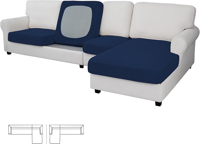 Easy-Going Stretch 4 Pieces Couch Cushion Covers by Easy-Going
