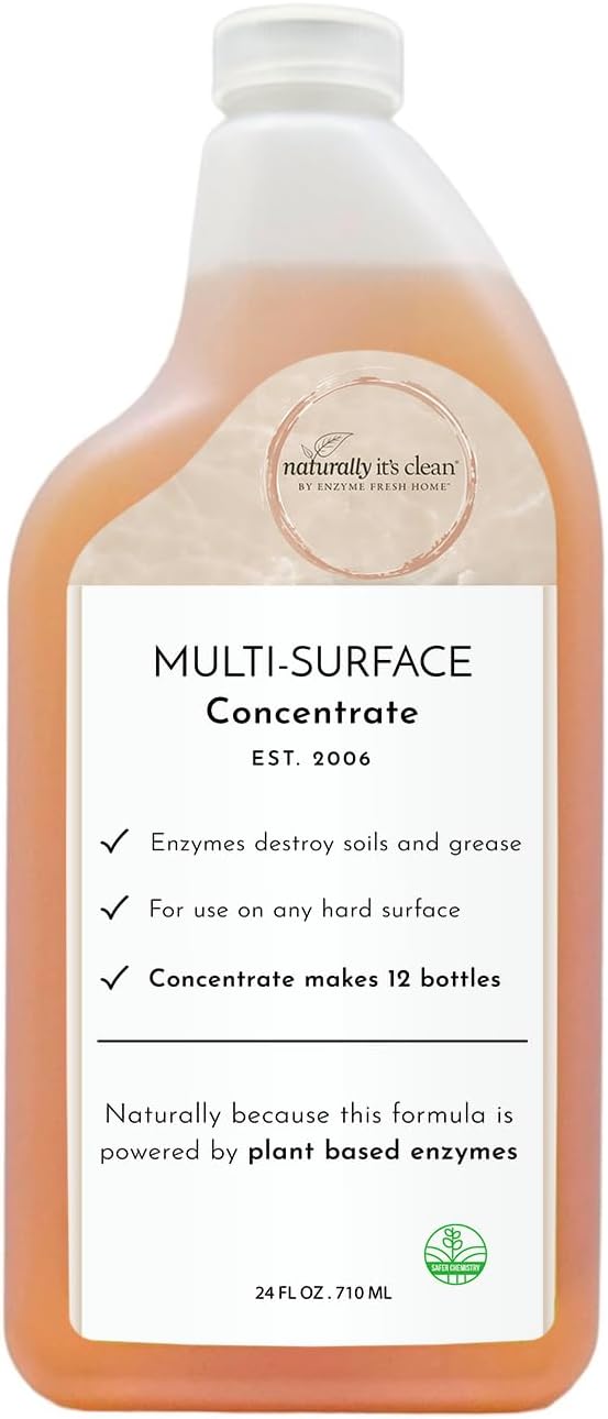 naturally it's clean Enzymatic Multi-Surface Cleaner 24 oz Concentrate