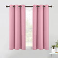 NICETOWN Rouge Pink Blackout Curtain Panels by NICETOWN