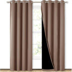 NICETOWN Cold Blocking Curtains, 100% Blackout Curtains Thermal, Noise by NICETOWN