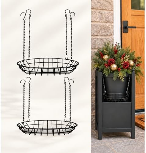 2 Pcs Plant Riser for Inside Pots, Planter Insert for Large Pot