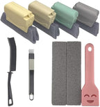 8-Piece Cleaning Brush Set, Window Track & Crevice Tools with Pumice Bars