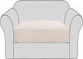 H.VERSAILTEX Stretch Couch Cushion Covers Individual Seat Sofa Chair Slipcovers by HVERSAILTEX