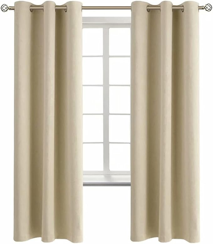 BGment Room Darkening Curtains 72 Inches Long by BGment