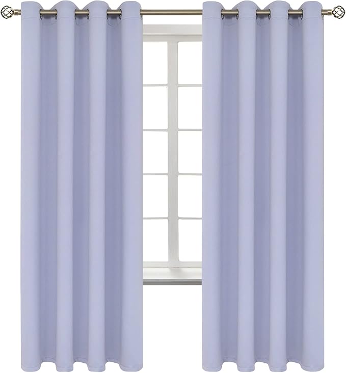 BGment Room Darkening Curtains 72 Inches Long by BGment