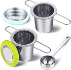 Patelai 2 Pcs Tea Infusers with Scoop Tea Infusers for Loose Teas