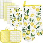 Tigeen 8-Pack Lemon Kitchen Decor Set Lemon Kitchen Accessories