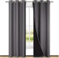 NICETOWN Room Warming Blackout Curtains 80 inches Long, Full Light Blocking by NICETOWN