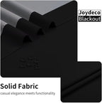 Joydeco Blackout Curtains 108 Inches Long, Grommet Total Room Darkening Drapes - Image 3
