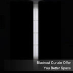 LEMOMO Blackout Curtains 52 x 90 Inch Long Black Curtains Set of 2 Panels Room - Image 3
