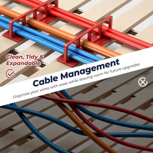 Cable Chase Wire Bracket, Electrical Wire Bracket, NM Cable Organizer, Wire Holder, NM Cable Support, NMSC Stackers - 20 Pack