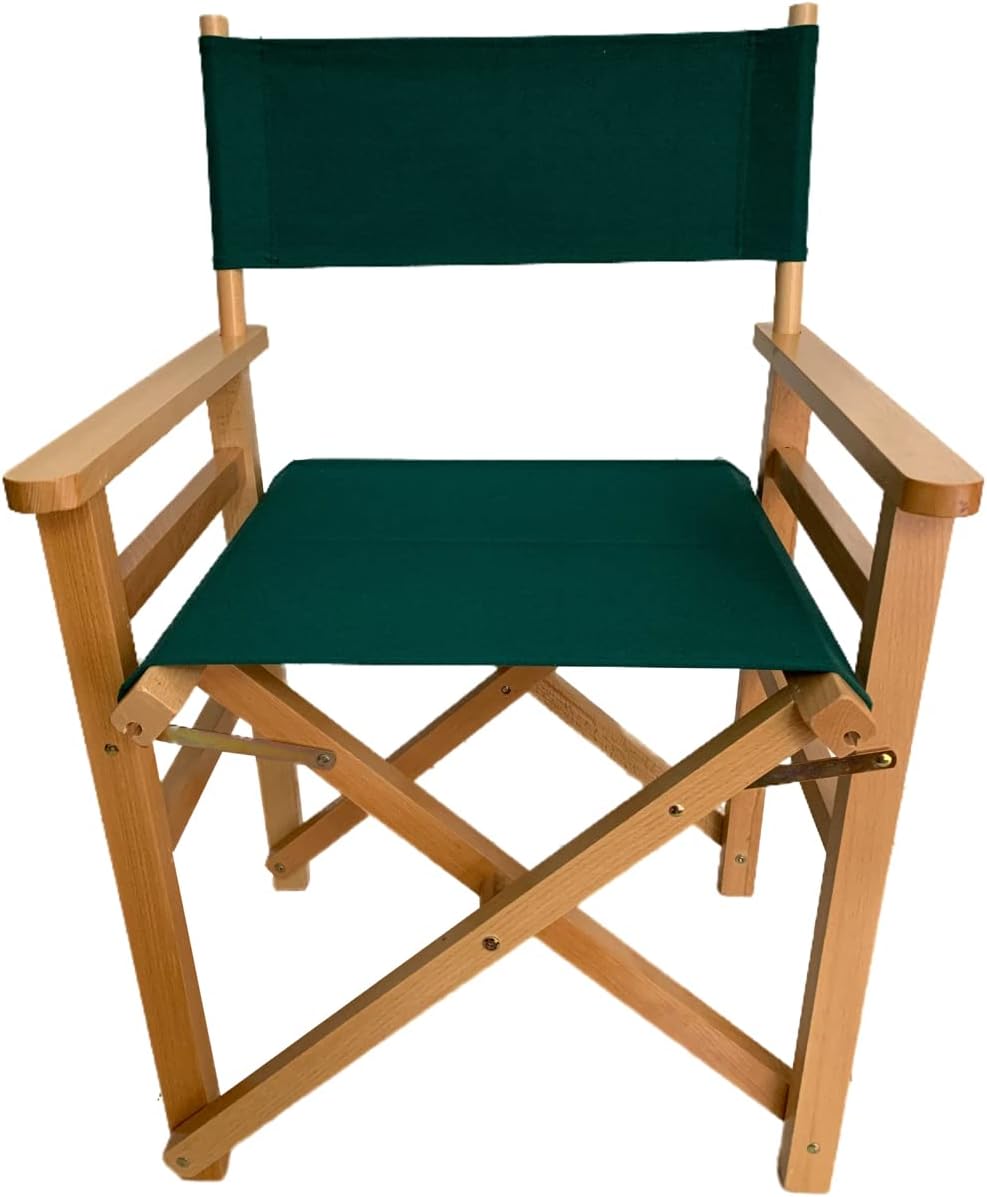 TBACW Director Chair Canvas Replacement Set with Stick, L Size(Green)