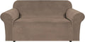 H.VERSAILTEX Stretch Velvet Loveseat Covers by HVERSAILTEX
