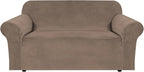 H.VERSAILTEX Stretch Velvet Loveseat Covers by HVERSAILTEX