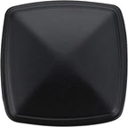 Ravinte Single Hole Square Kitchen Cabinet Knobs,Matte Black,25 Pack