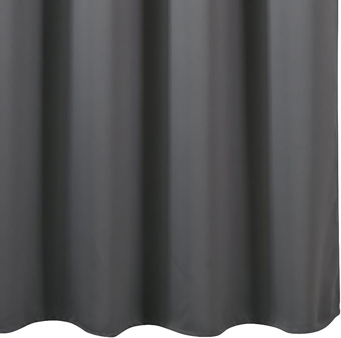 LEMOMO Blackout Curtains 66 x 54 Inch Long Frost Grey Curtains Set of 2 Panels - Image 8