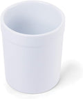 Fox Run Utensil Holder, White Stoneware 4.75 x 4.75 x 5.5 inches